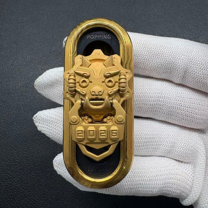 Cyber Jiaotu Damasteel Gold Plated