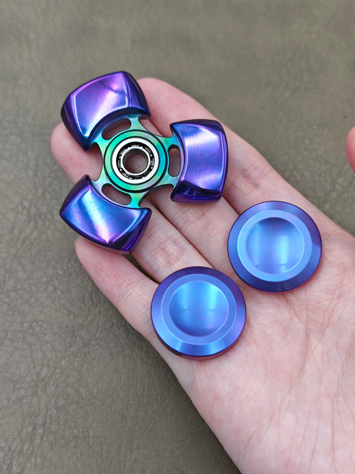Zhen Tungsten Color-Anodized Polished