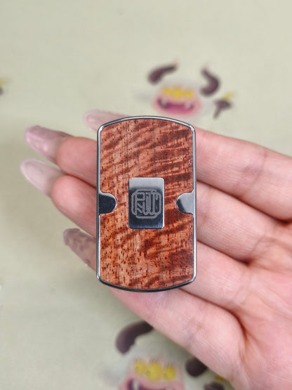 Root Three Redwood Engraved