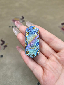 Plane Titanium Engraved