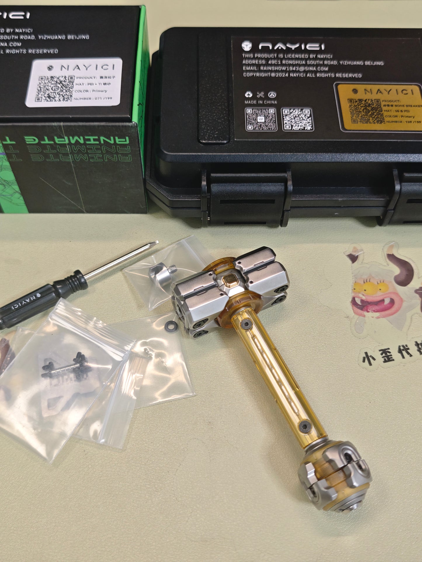 SHAKE PEI Titanium Stainless Steel