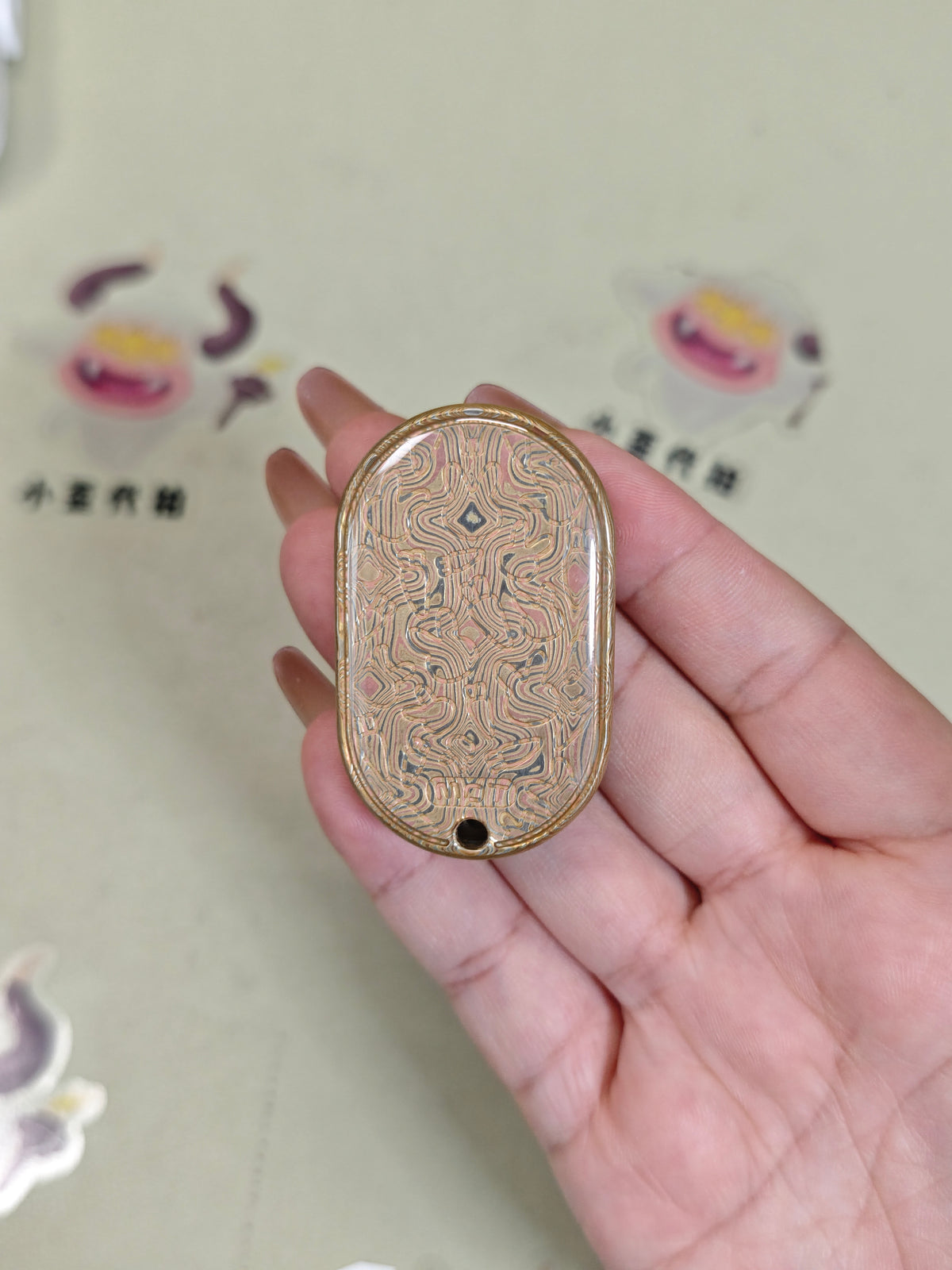 MIX Mokume Resin-Sealed