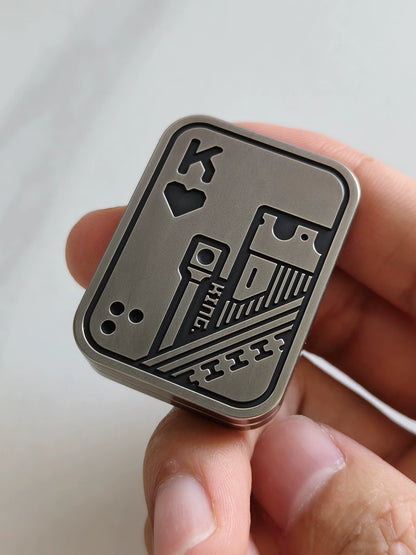 Poker Shuffle Stainless Steel