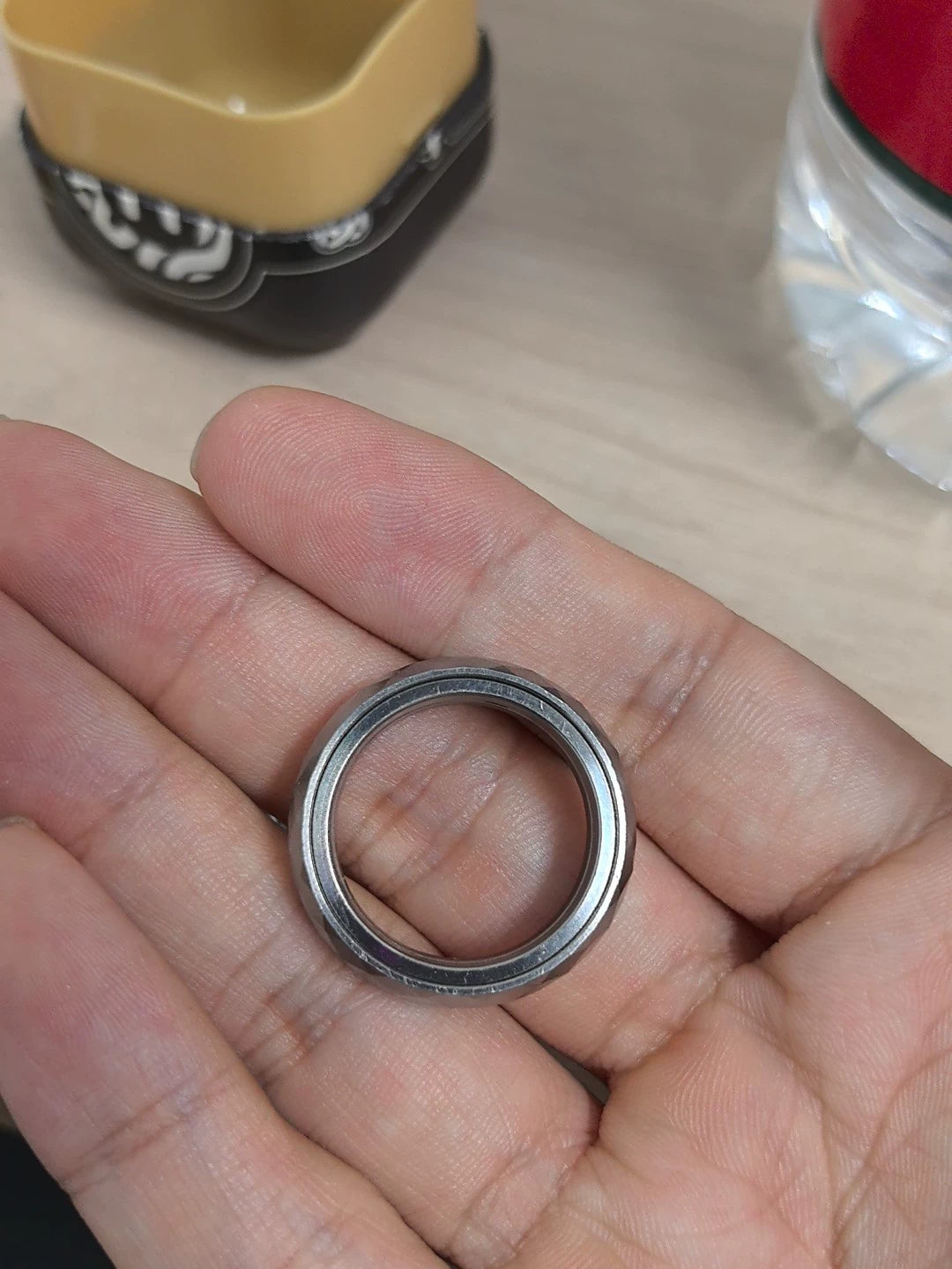 Pig Ring Titanium Size #25