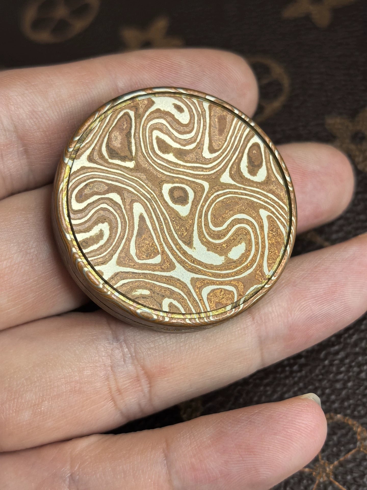 Milk Cap Mini Mokume