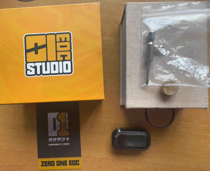 01EDC Slider No.12 Shell Zirconium + Buckyball Core