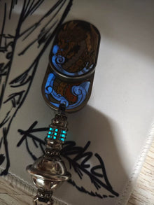 Planet Lanyard Bead Titanium