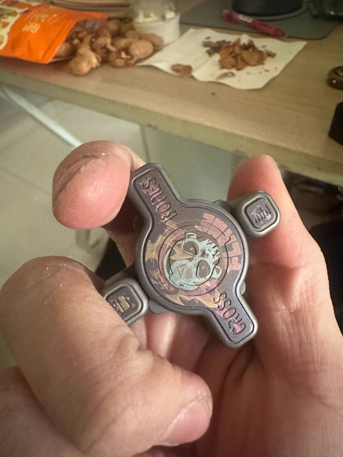 Cross Bones Titanium