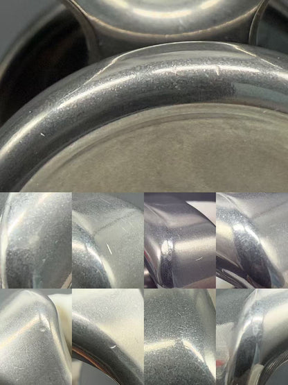 Three-Leaf Horizon Stainless Steel Stonewashed