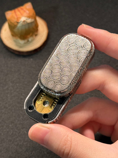 No.11 Shell Stainless Steel Engraved Polished