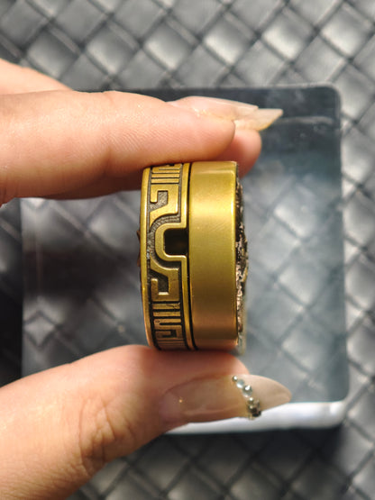 Maya Quetzalcoatl Wave Brass