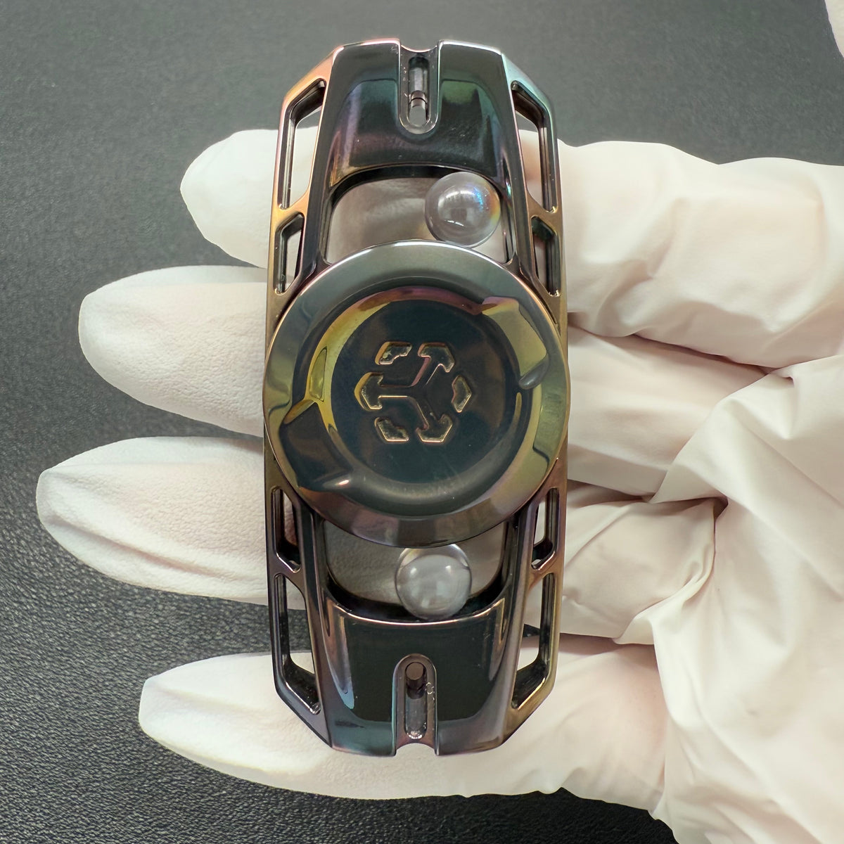 Ling Yin Zirconium Color-Anodized Polished