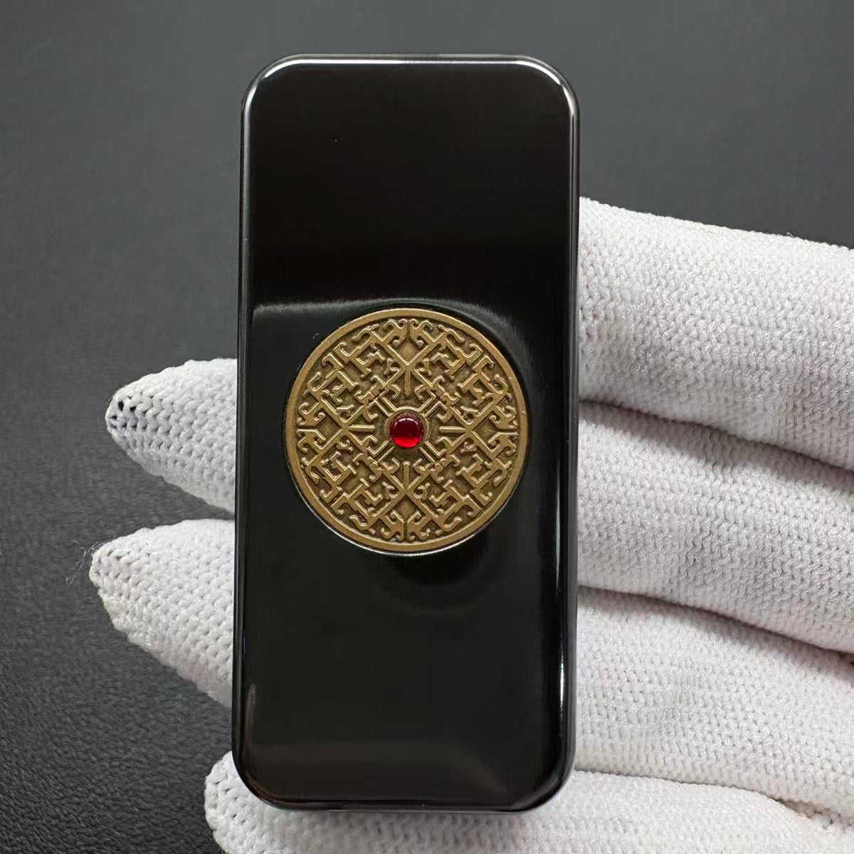 Brocade & Azure Paperweight Zirconium