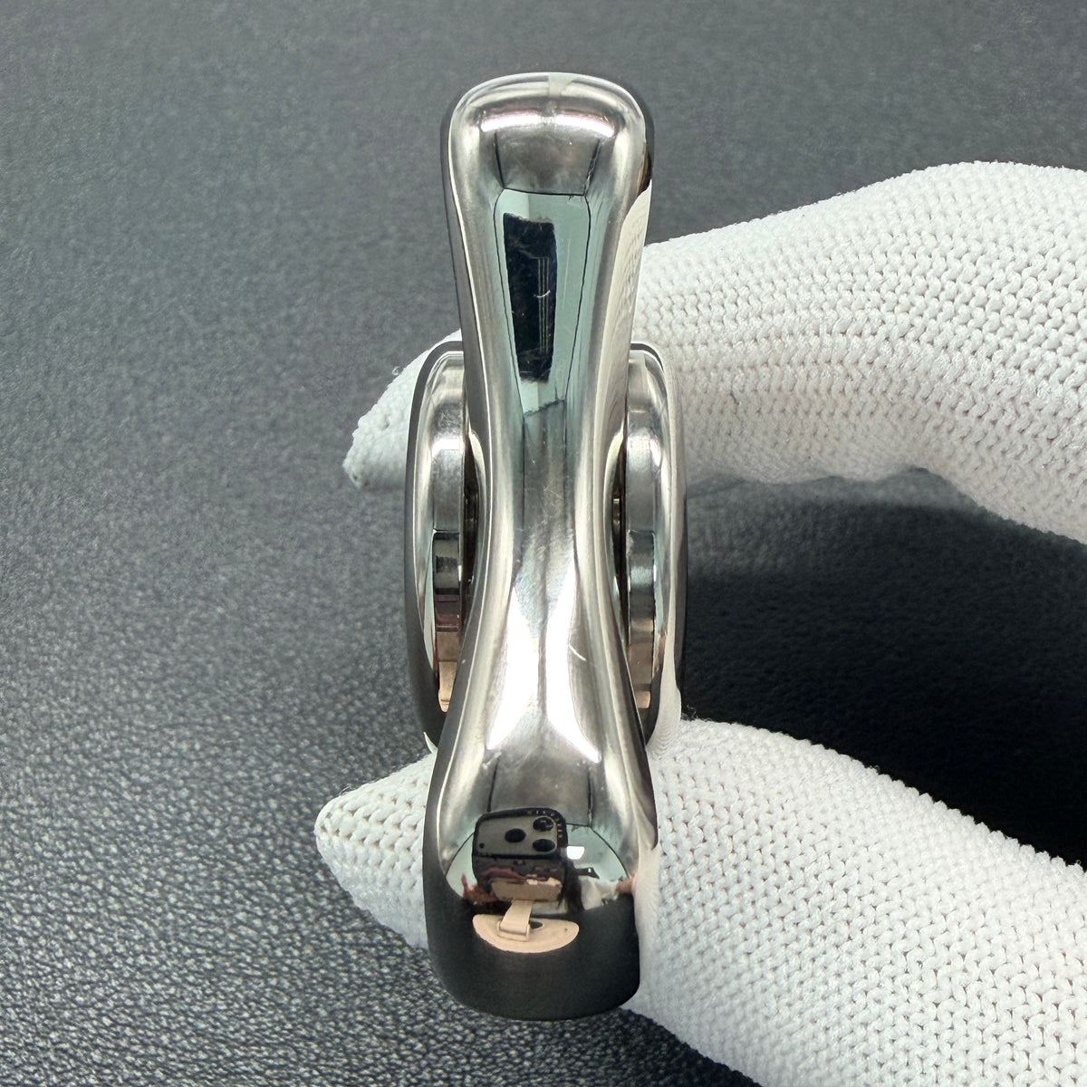 Folding Leaf Mini Titanium Polished