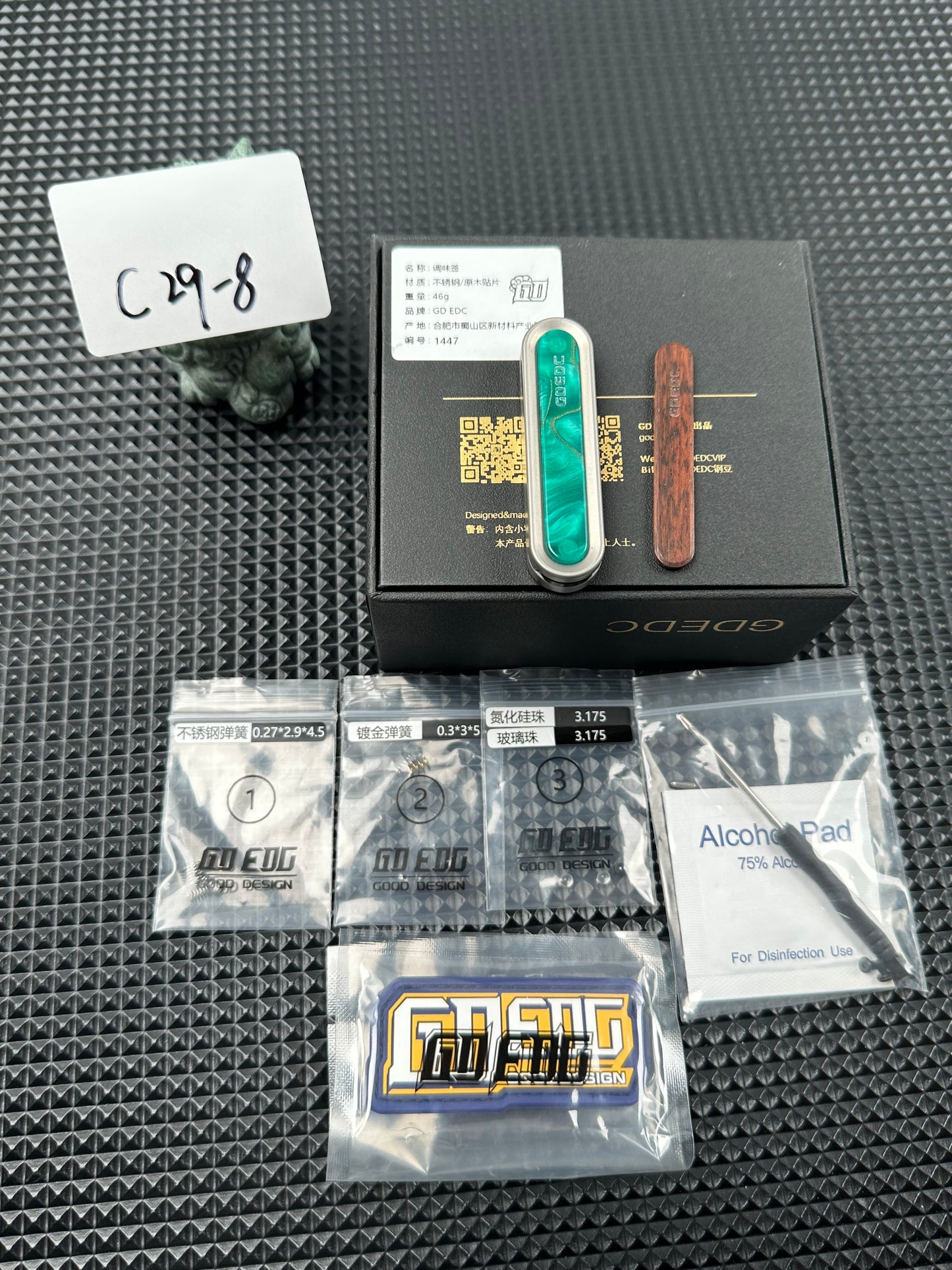 Spice Pin Stainless Steel Resin-Sealed