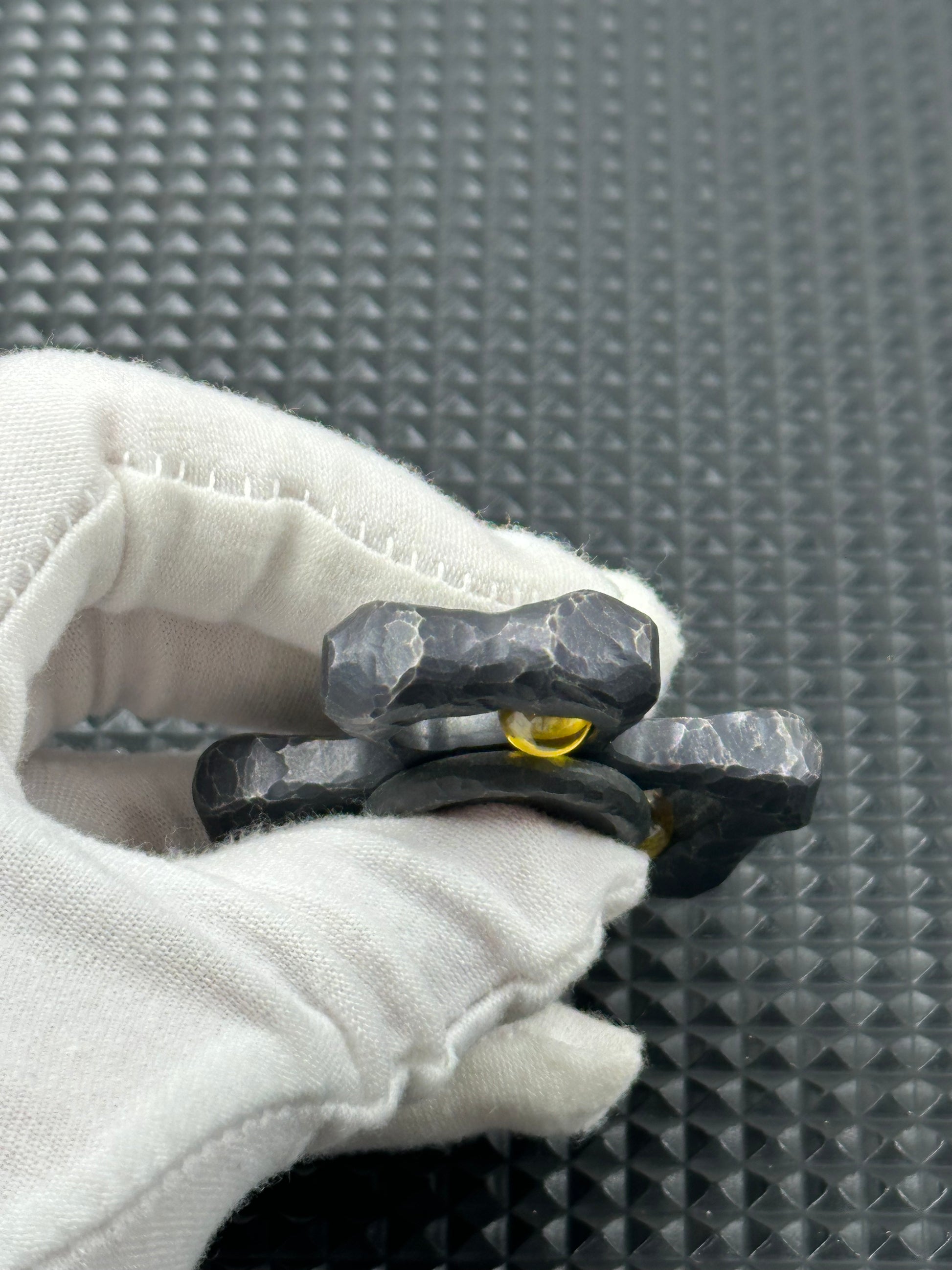 Kiva Tungsten Stone Textured
