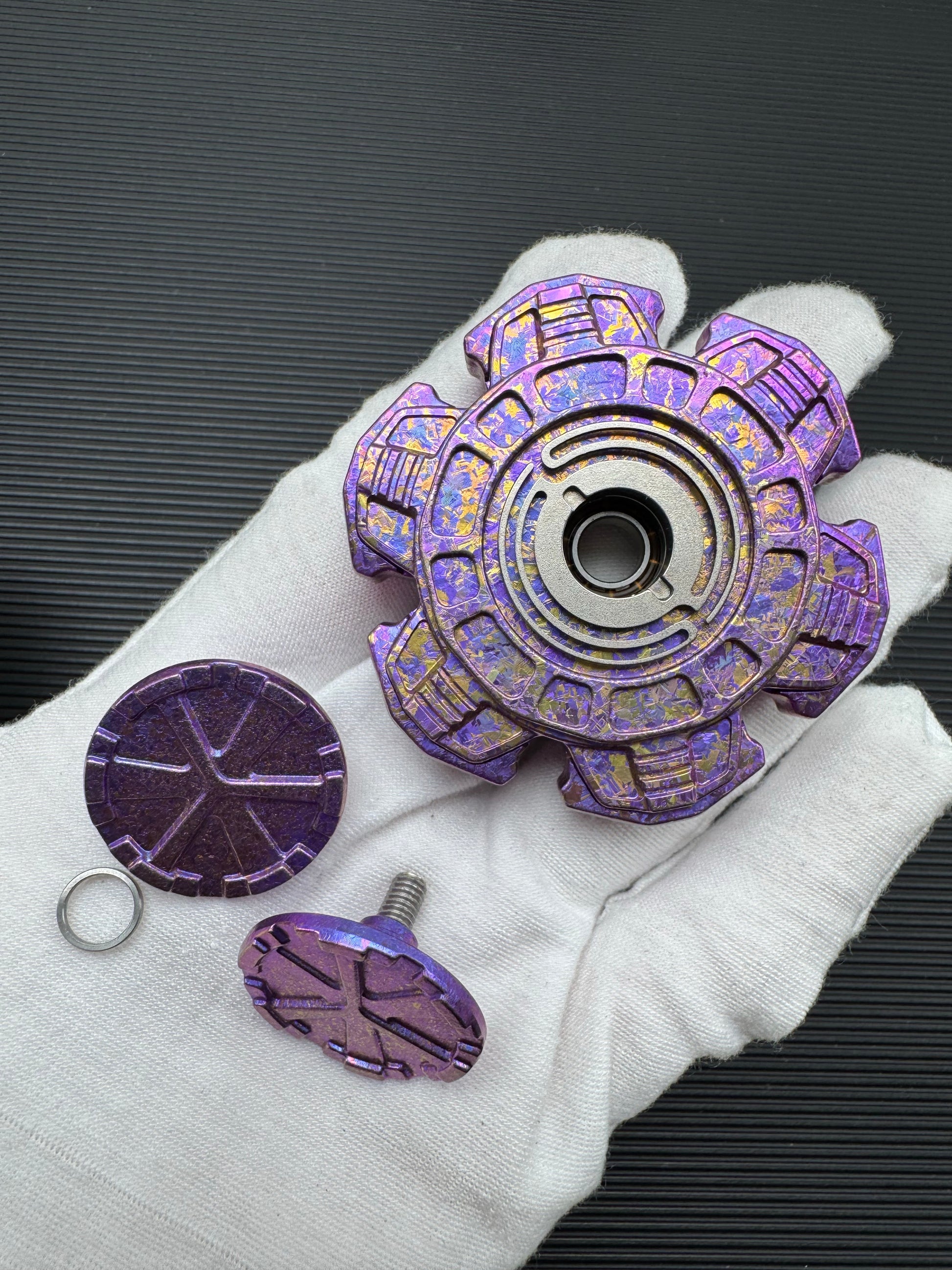 Detonator Bearing Cap Crystallized Titanium