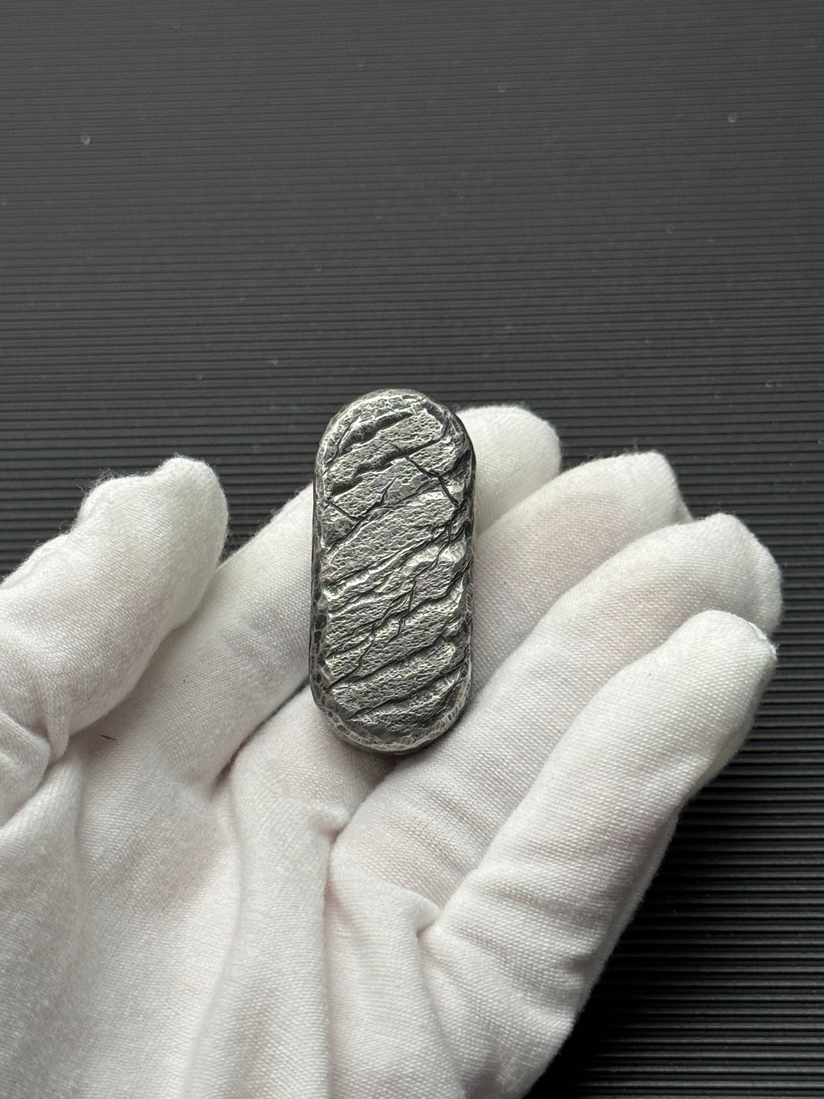Top B Stainless Steel Stone Textured Engraved