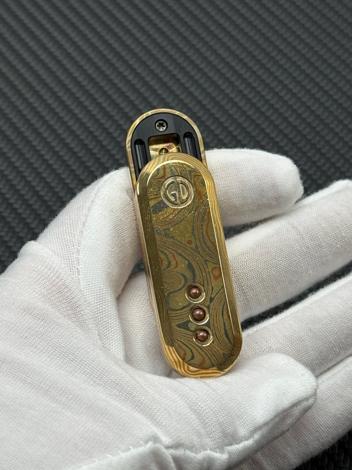 Lucky Draw Mokume Polished