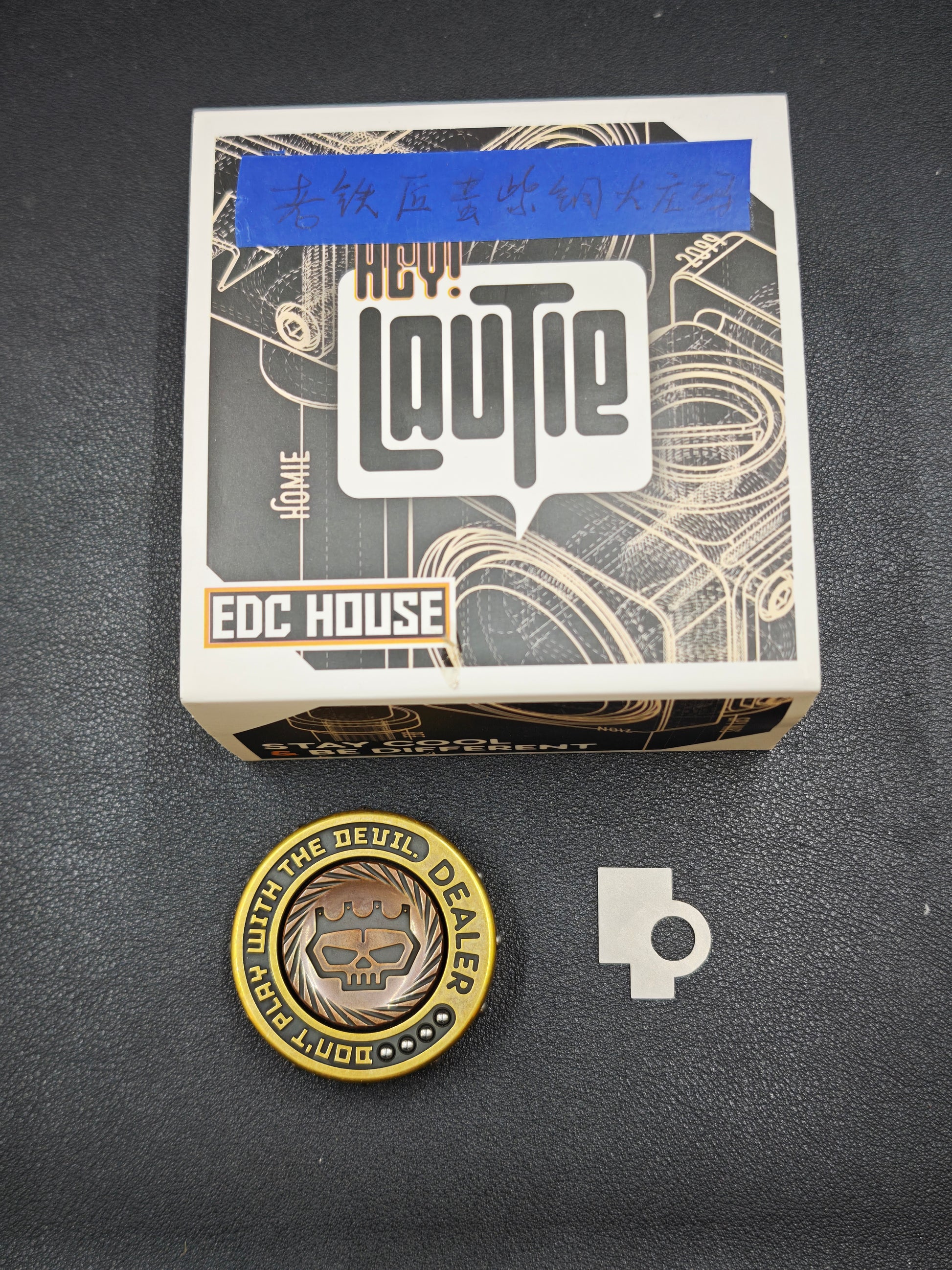 Dealer Button Brass