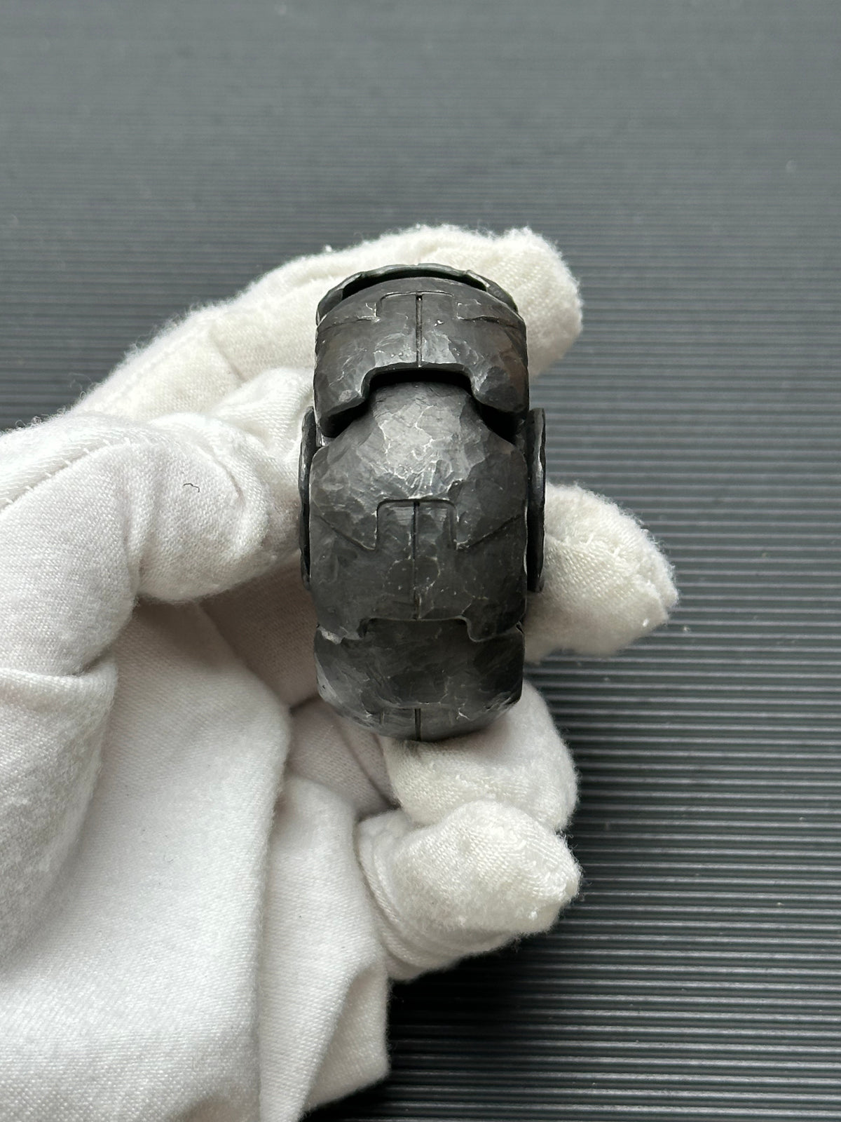 Pillbug Shell Opening Zirconium Stone Textured