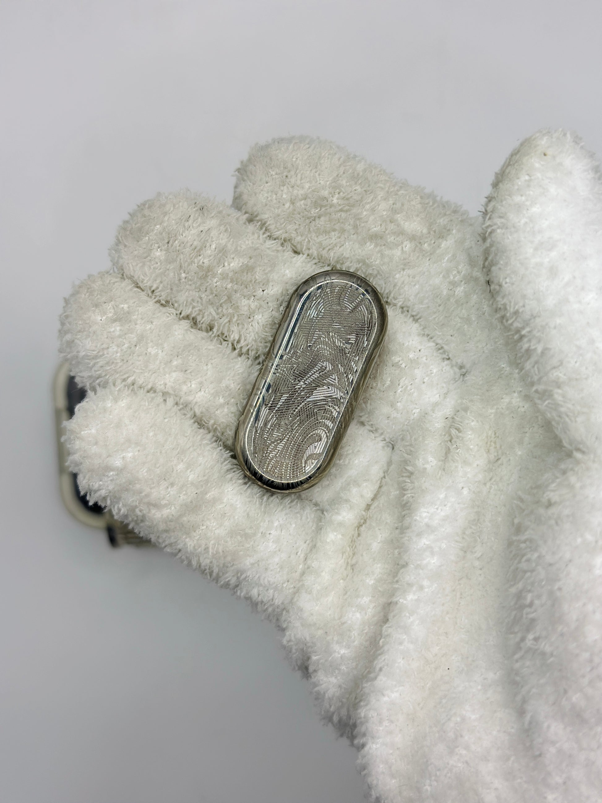 Top B Rain Titanium Engraved Polished