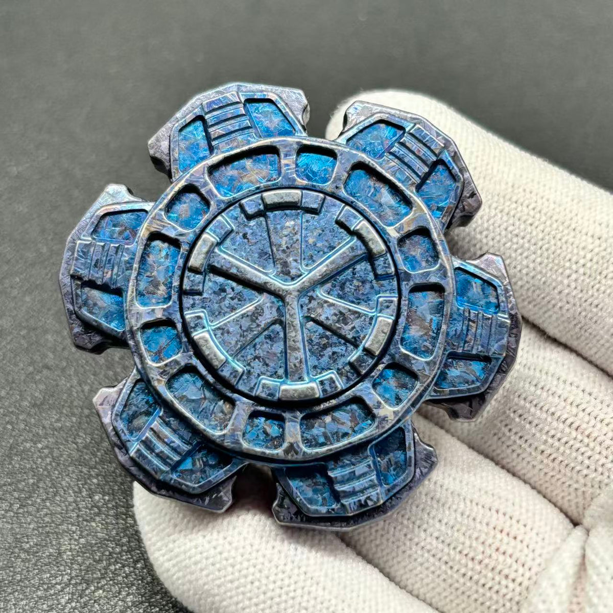 Detonator Bearing Cap Crystallized Titanium