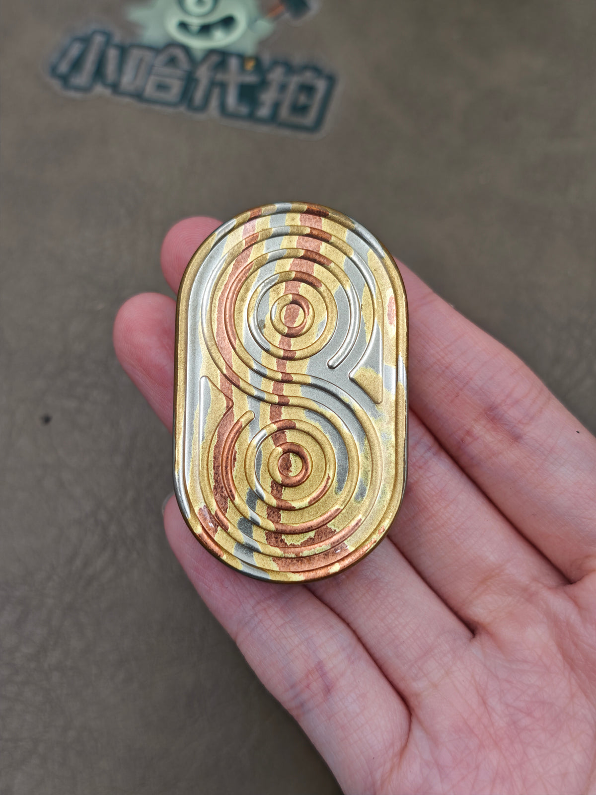 Rhythm Mokume Etched Resin-Sealed