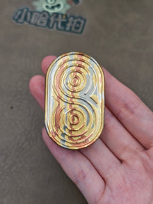 Rhythm Mokume Etched Resin-Sealed