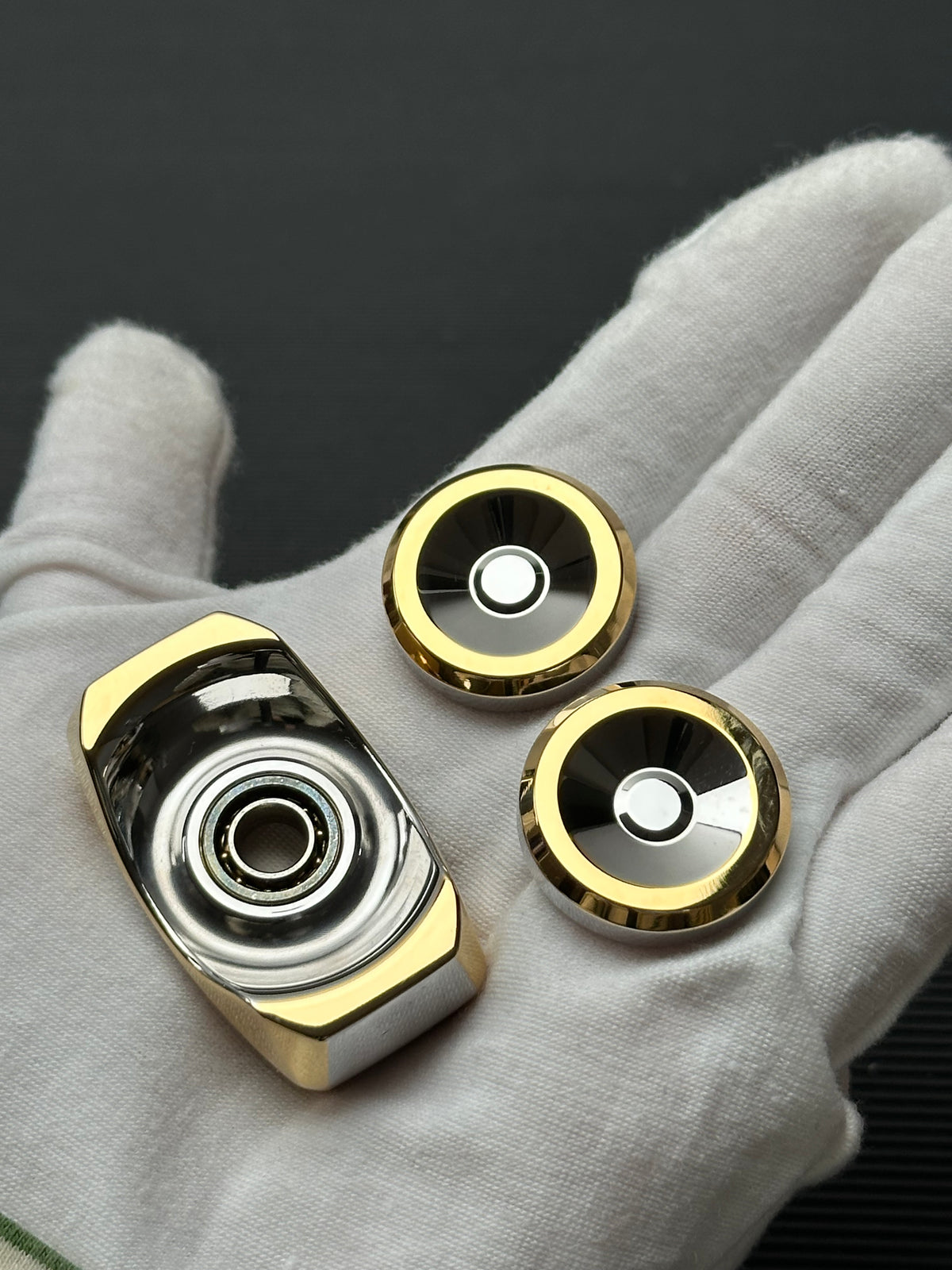 Mighty Tiger Stainless Steel Gold Plated Polished