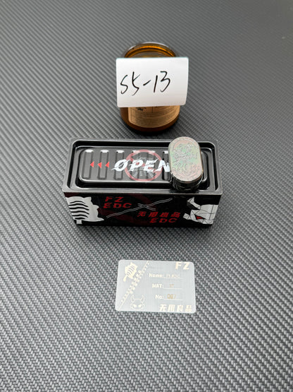 PK Mini Zirconium Polished Oil Slick