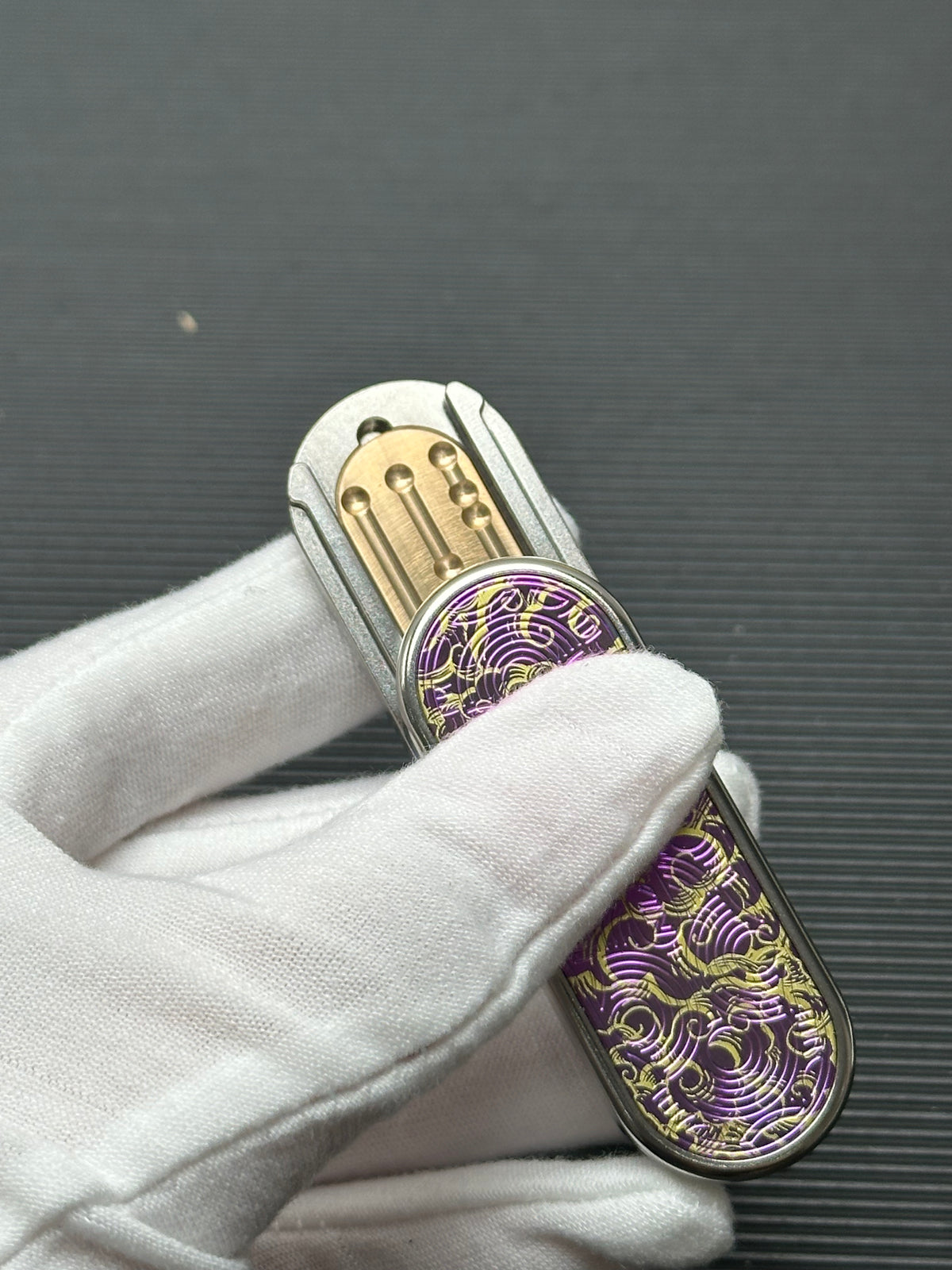 Ming Yin Titanium Engraved
