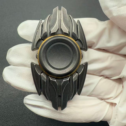 Dark Shell Opening Stainless Steel Distressed