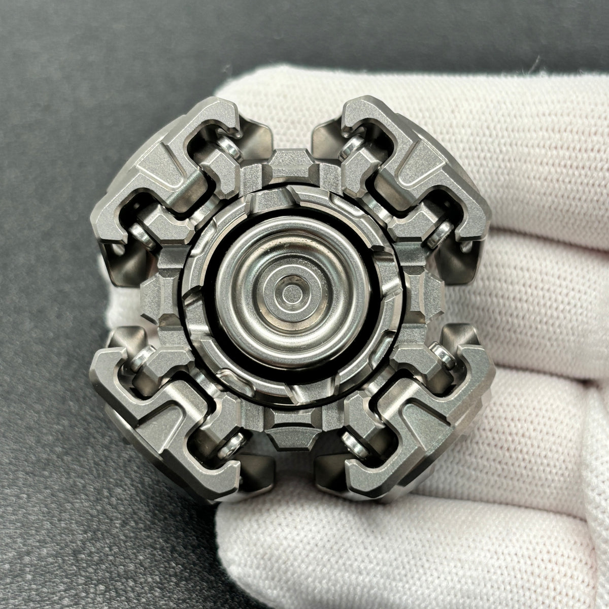 Ancient Iron Shell Opening Titanium Polished