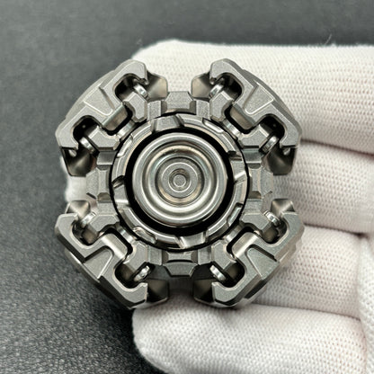 Ancient Iron Shell Opening Titanium Polished