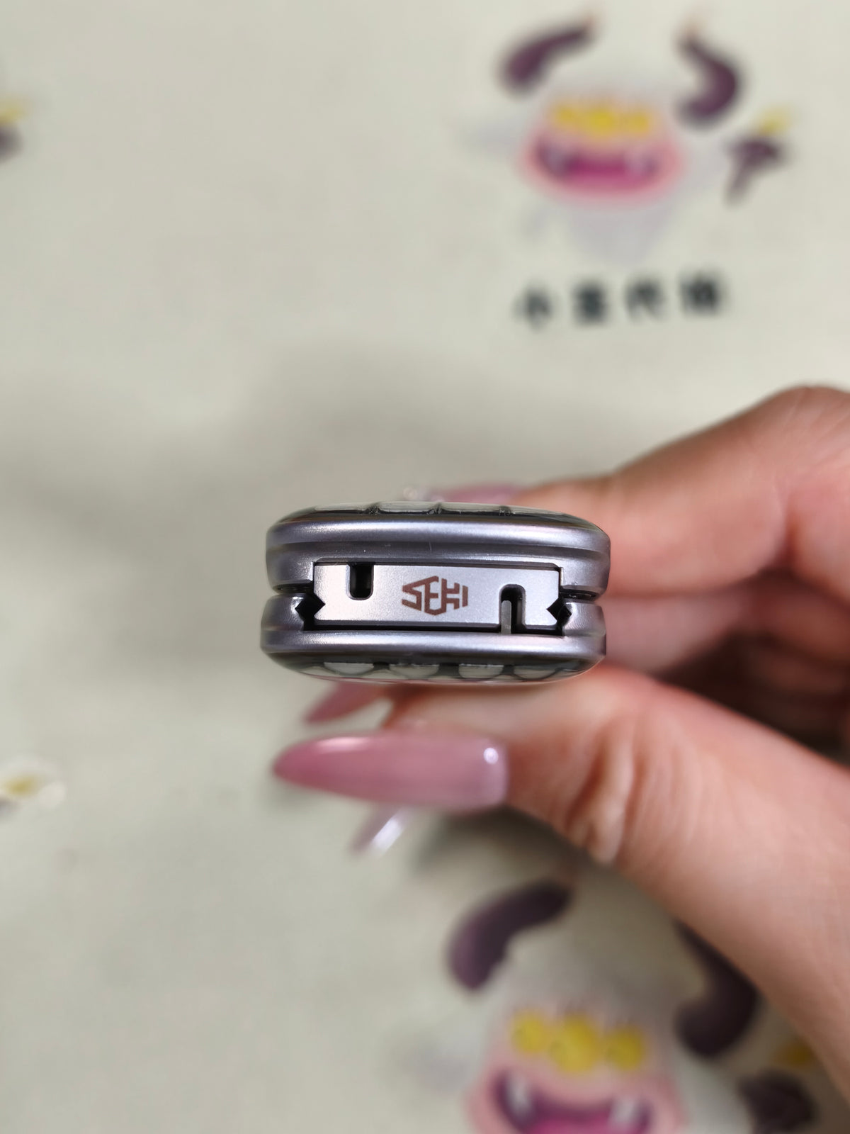 Blade Edge Python Stainless Steel Engraved