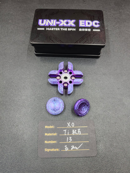 XO Titanium Color-Anodized Engraved