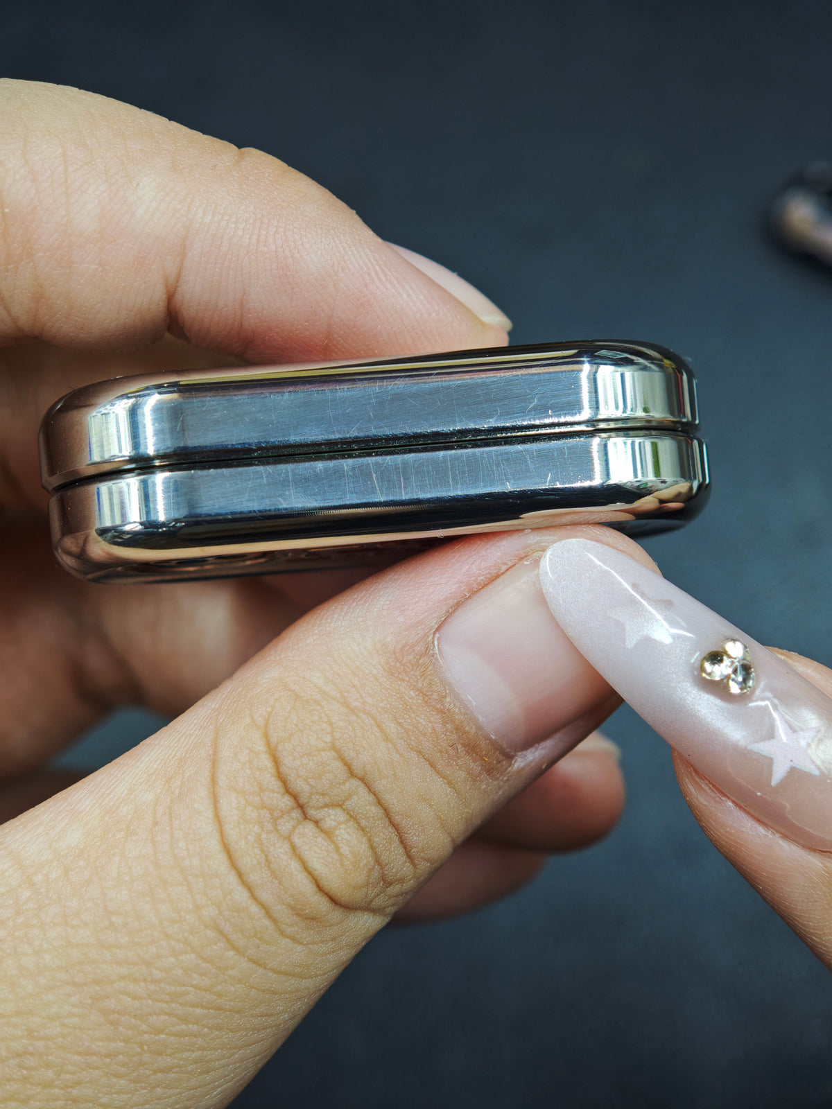 Top B Rain Titanium Polished