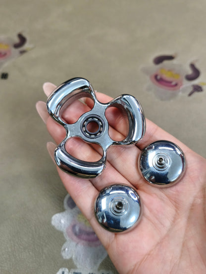 Three-Leaf Horizon Stainless Steel Polished