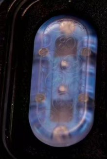 Top-B PC set PC Dark blue + Ti plate