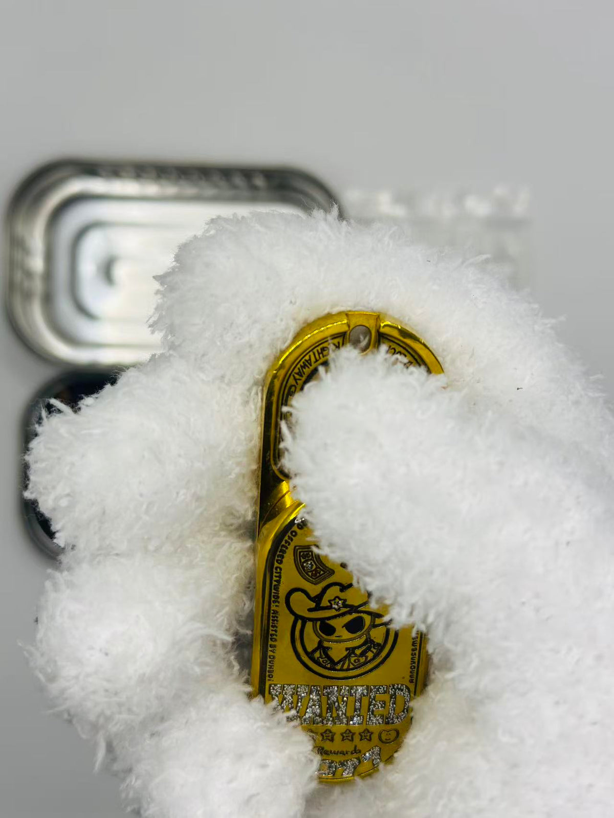 Cowboy Stainless Steel Gold Plated Resin-Sealed