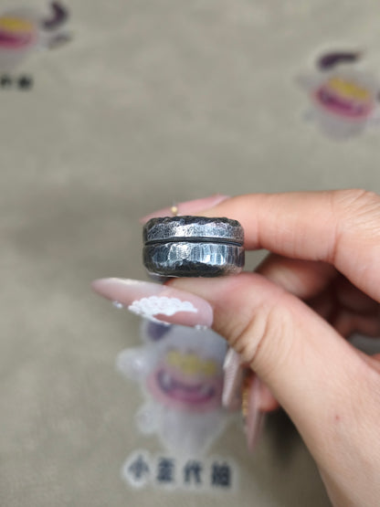 Top B Stainless Steel Stone Textured Engraved