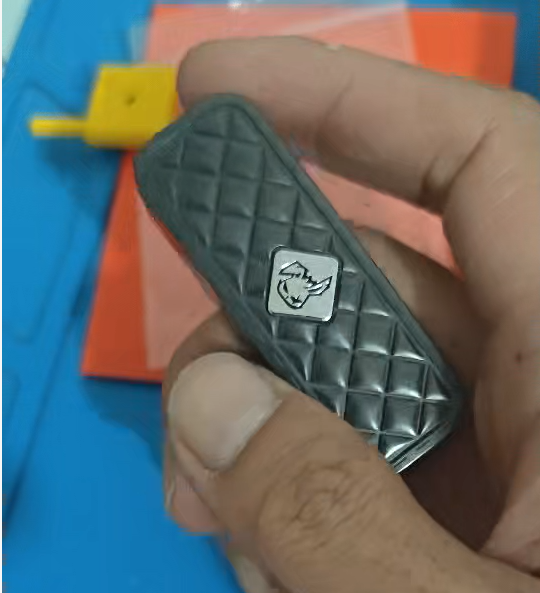 Feng Ling Zirconium Color-Anodized Stonewashed