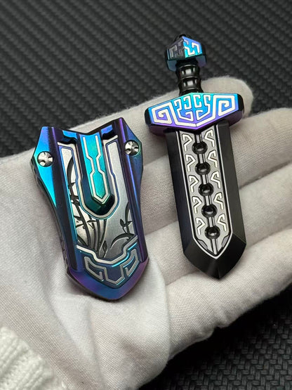 Taia Sword Zirconium Oil Slick