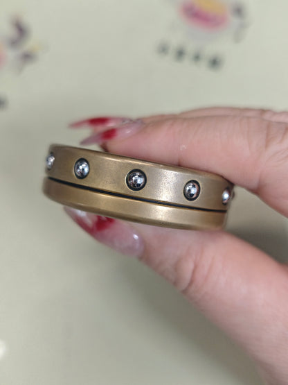 Dealer Button Brass