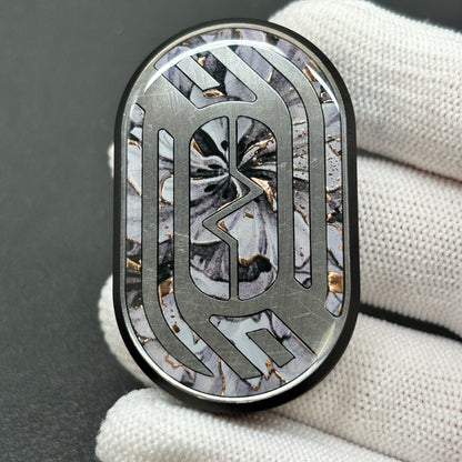 Groove Stainless Steel Resin-Sealed