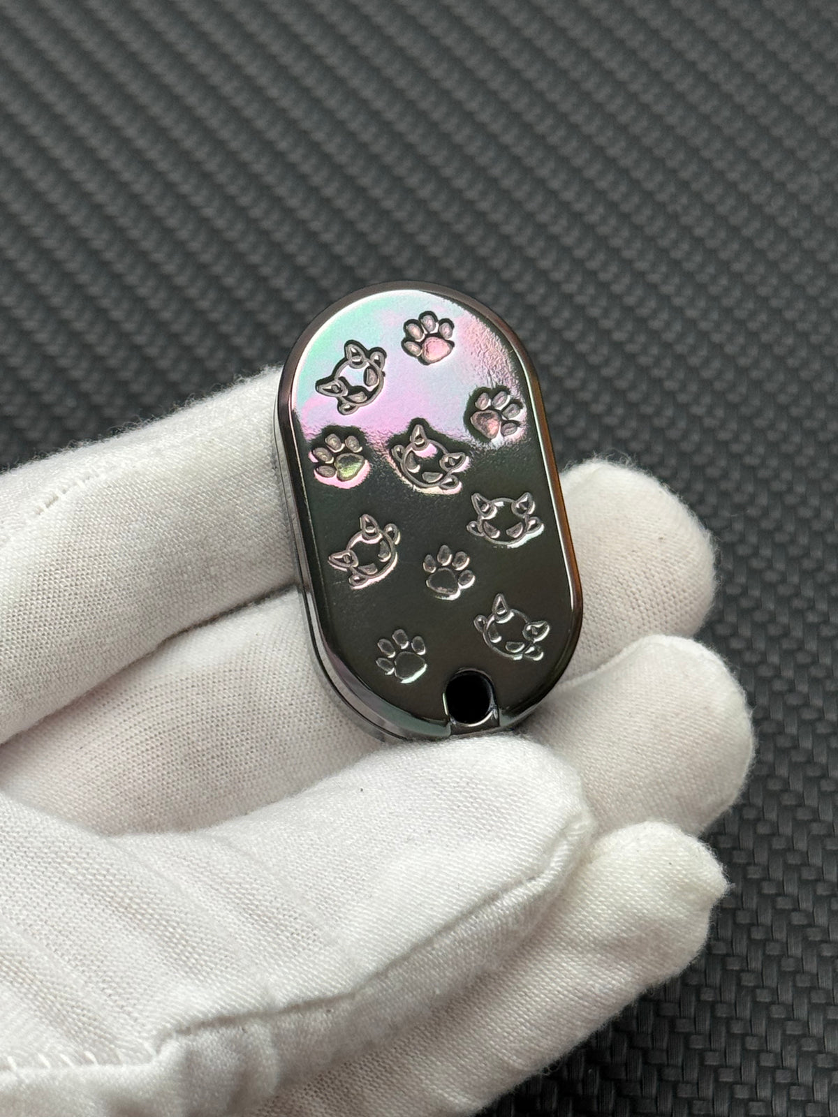 PK Mini Zirconium Polished Oil Slick