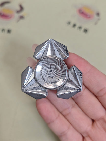 Tri Leaf Crossbone Damasteel