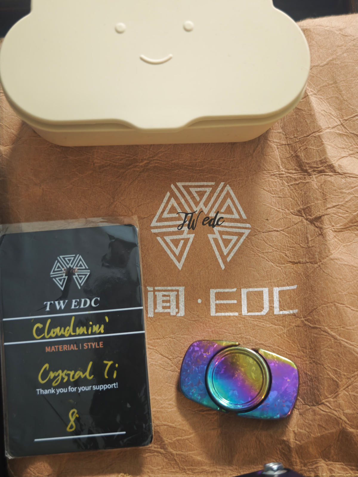 Premium Exquisite Cloud Crystallized Titanium
