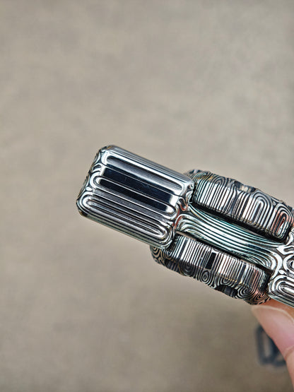 Two-Leaf Impact Damasteel